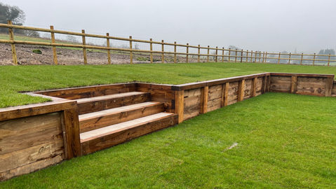 Sleeper walls and steps in Wilsted