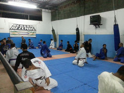 Treino de Jiu-jitsu