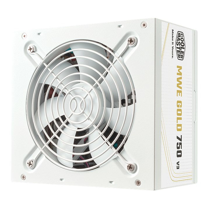 Cooler Master MWE Gold 750 V3 ATX 3.1 White Edition Non-Modular Power Supply