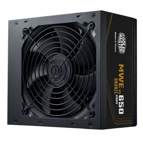 Cooler Master 650W MWE Bronze V3 230V ATX 3.1 PSU, Fully Wired, HDB Bearing