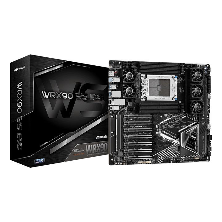Asrock WRX90 WS EVO Motherboard AMD WRX90 Socket sTR5 EEB