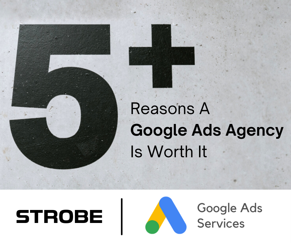 A computer showing an image of the Google Ads dashboard