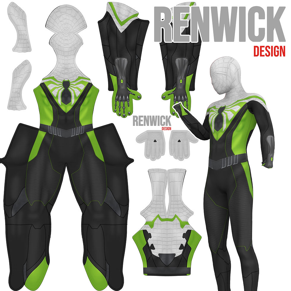 Superior White/Green