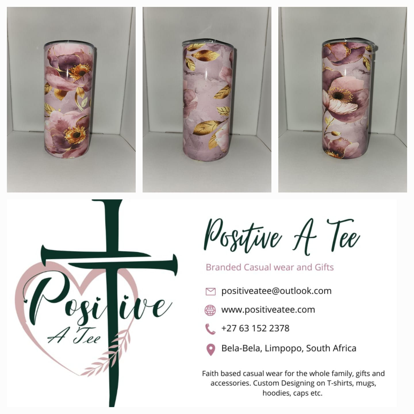 ROSE GOLDEN BEAUTY (440ml Tumbler)