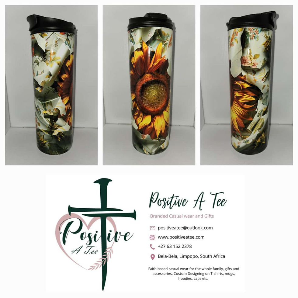 Gorgeous Sunflower Tumbler 600ml