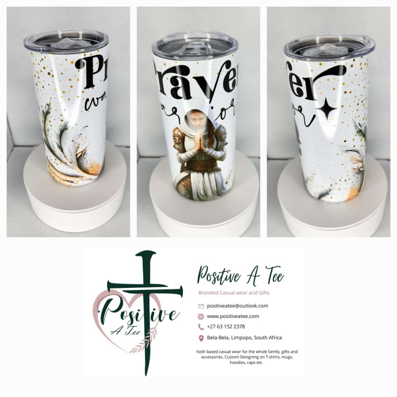 Prayer Warrior Women Tumbler 440ml