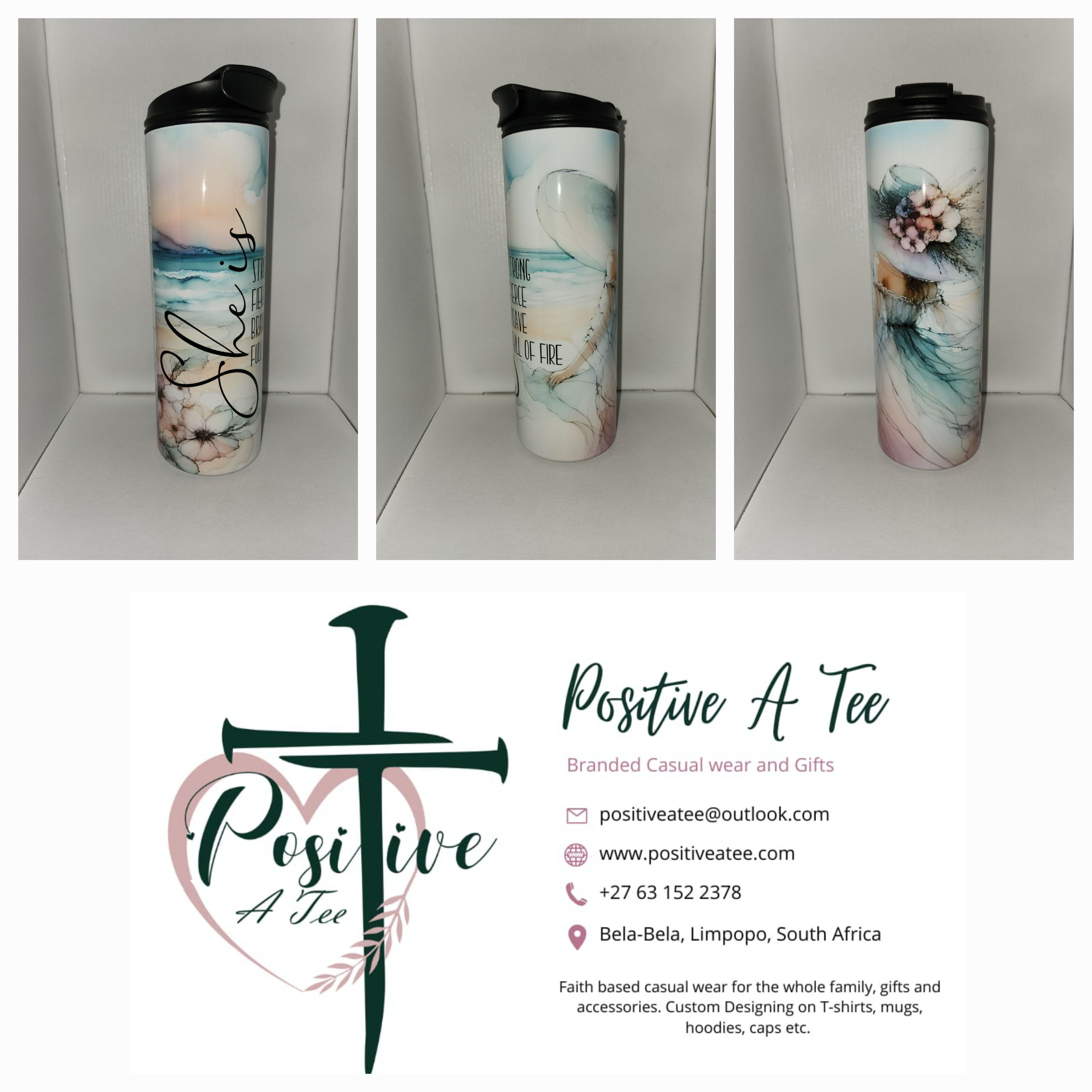 She is Lady dual lid 600ml tumbler