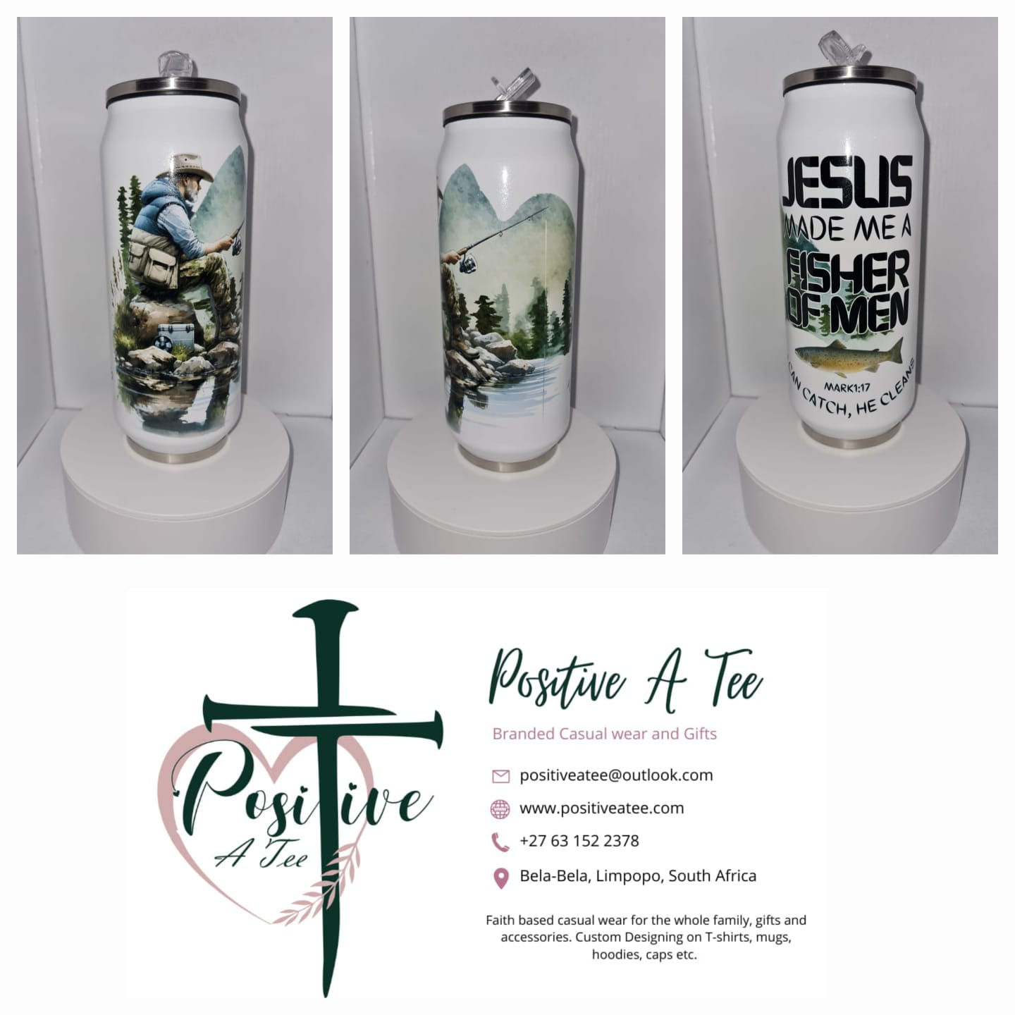 I catch He cleans fisherman Coke can 400ml