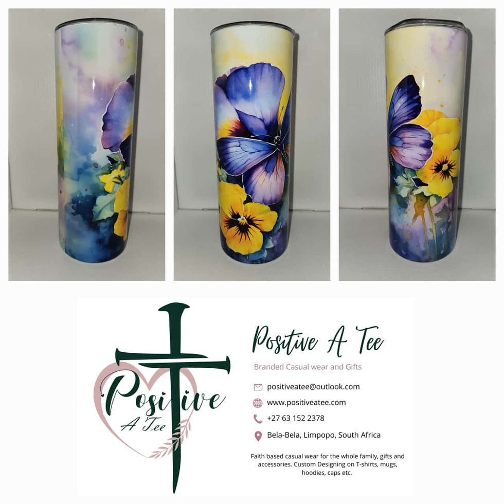 Bold Violets Tumbler 600ml