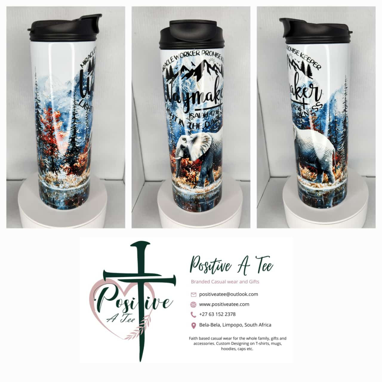 Waymaker Forest Elephant DUAL Tumbler 600ml