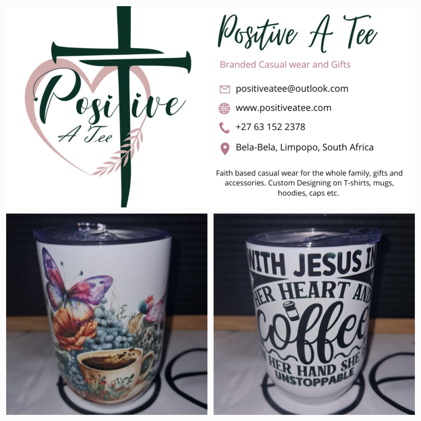 Coffee and Jesus Tumbler