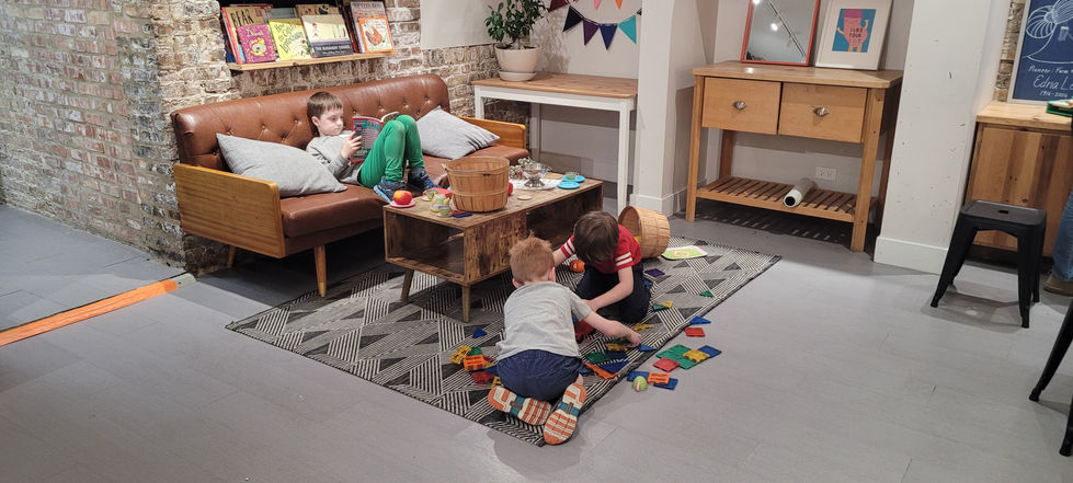 Playing in Portage Park