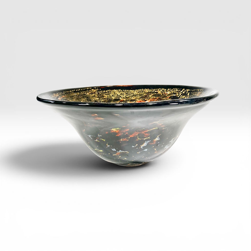 Thumbnail: Golden Amber #14 - Hand-Blown Glass Vessel Sink