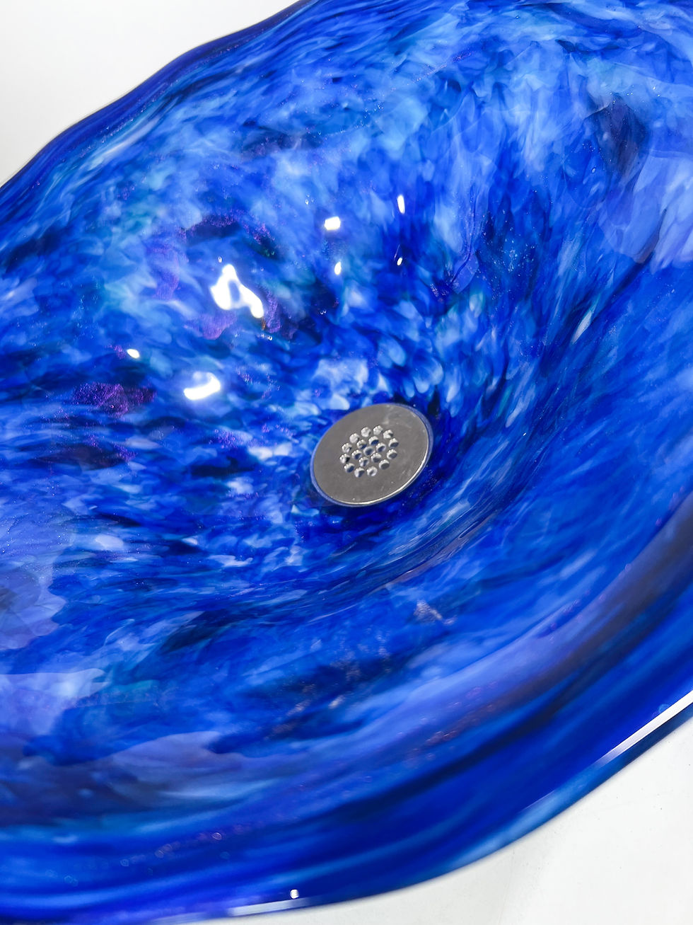 Thumbnail: Healing Waters #5 - Hand-Blown Glass Vessel Sink