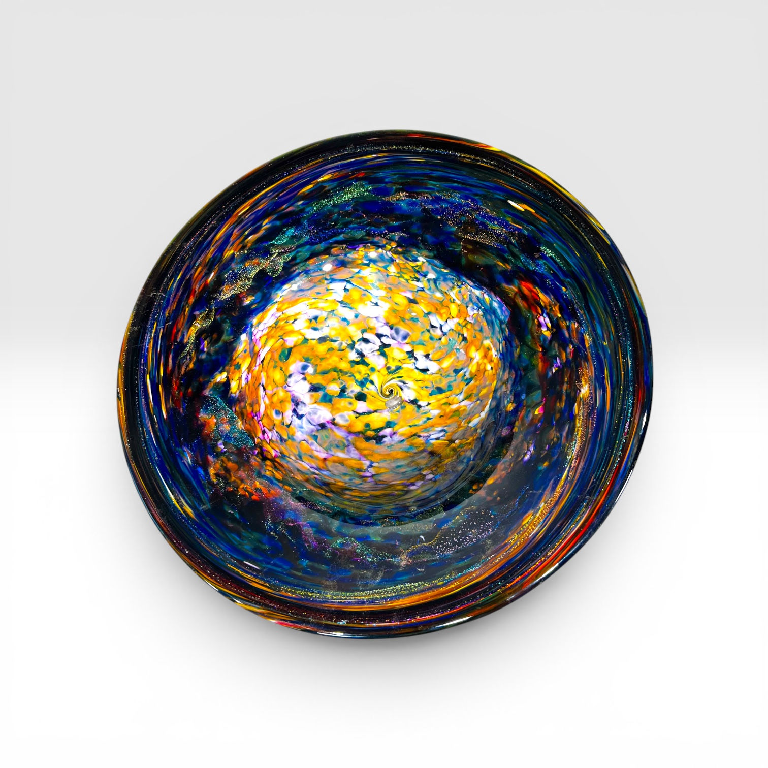 Orion's Nebula #7 - Hand-Blown Glass Vessel Sink