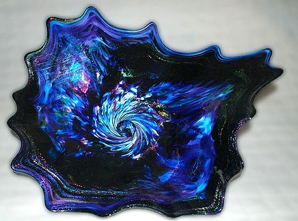 Hand Blown Glass Platters | Blown Glass Platters | Sculptural Blown Glass Wall Art | Decorative Glass Wall Plates | Blown Glass Bowl