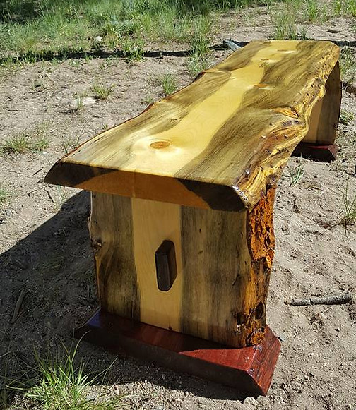 Live Edge Slab Benches
