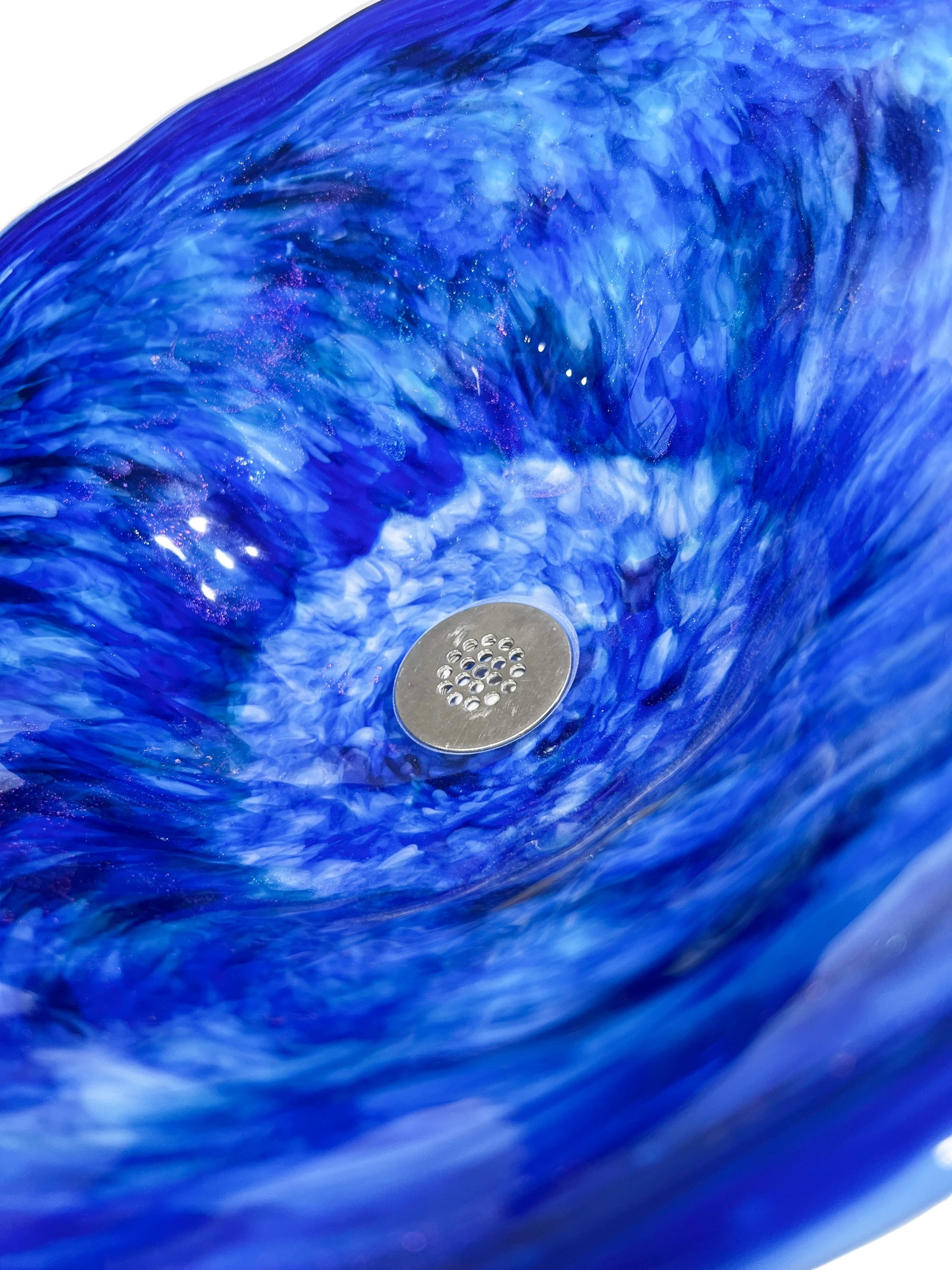 Healing Waters #2 - Hand-Blown Glass Vessel Sink