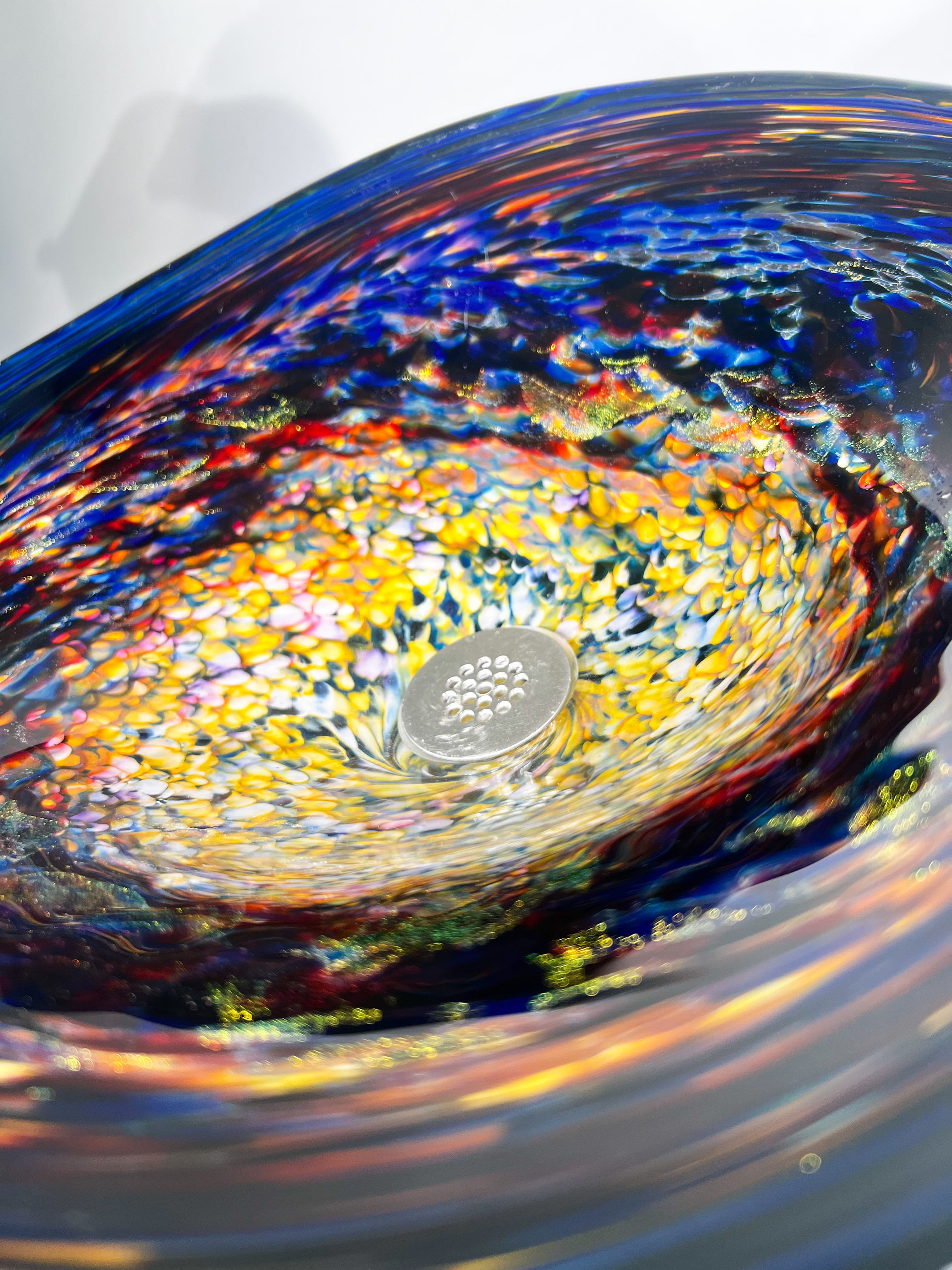 Orion's Nebula #2 - Hand-Blown Glass Vessel Sink