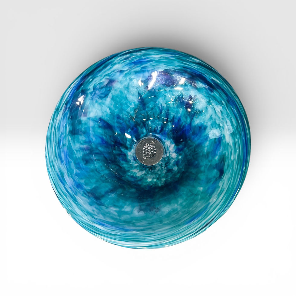 Thumbnail: Spiritual Faith #1 - Hand-Blown Glass Vessel Sink