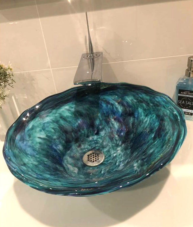 Thumbnail: Luxury  Blown Glass Sink | Blown Glass Sink | Art Glass Sink | Luxury Glass Sink | Designer Glass Sink