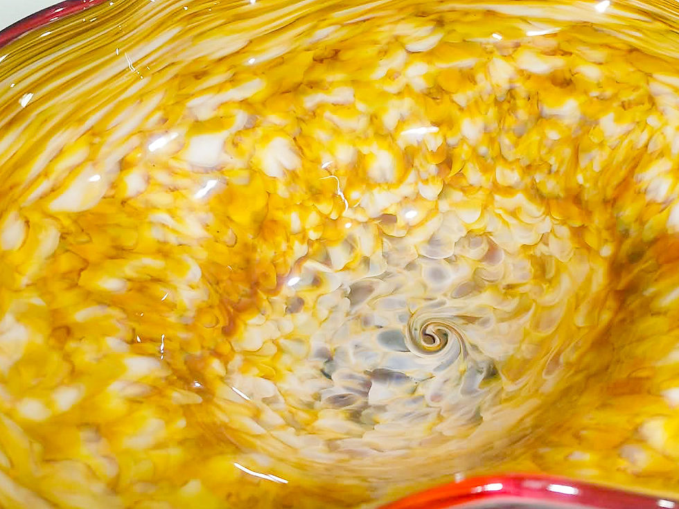 Thumbnail: Golden Moments #6 - Hand-Blown Glass Vessel Sink