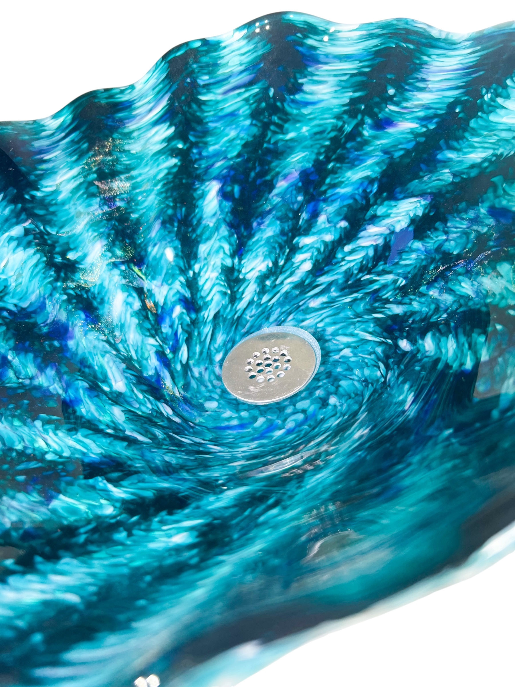 Spiritual Faith #6 - Hand-Blown Glass Vessel Sink