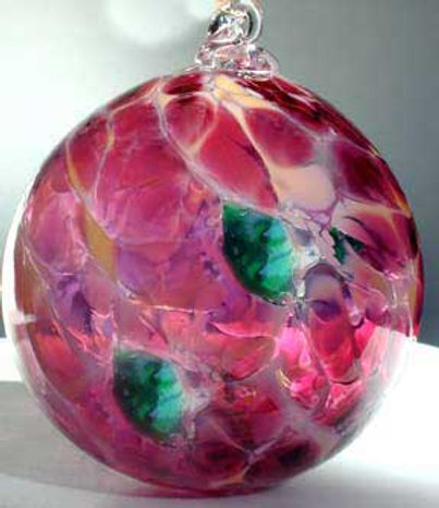 Glass Ball, Blown Glass Ornaments, Hand Blown Glass Ball, Hand Blown Glas Ornments