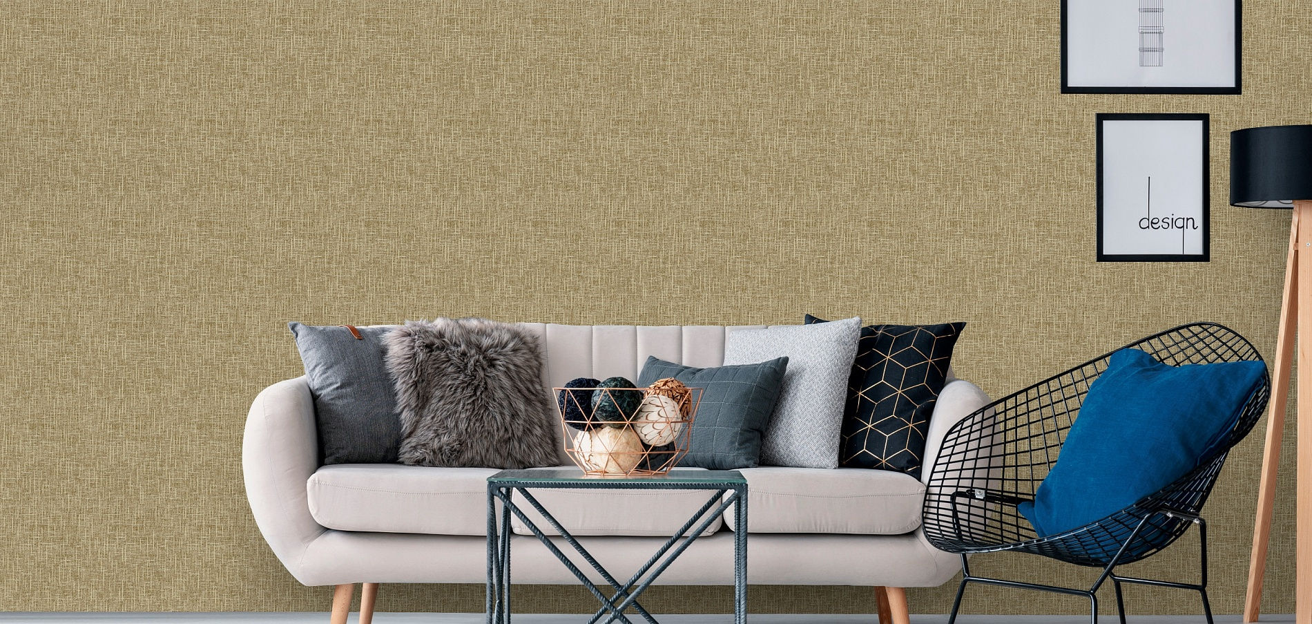 Elysium "Джут". 53200, 53201, 53206. Флизелиновые обои.