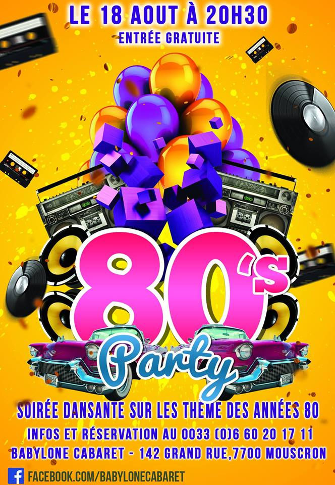 Soirée années 80's