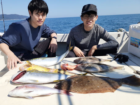 シイラやヨコワに翻弄されながら…(^_^;)