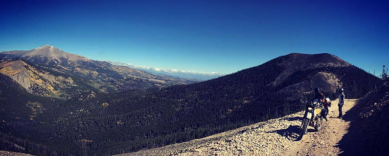 High altitude mountain landscape near Salida, CO