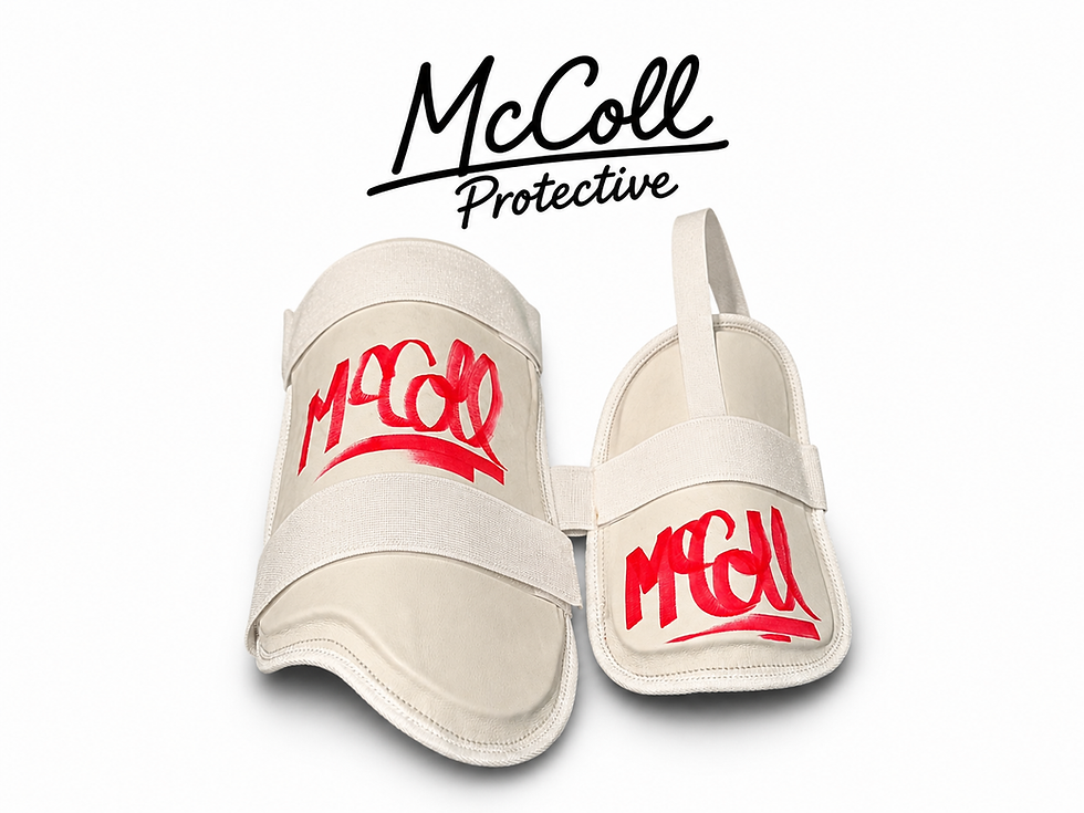 CUSTOM MADE AUSTRALIAN THIGH PAD MCCOLL PROTECTIVE RED