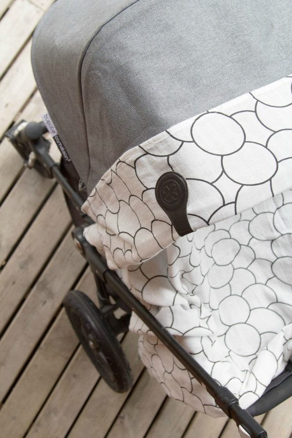 Miniaturbild: Cloby Swaddle & Magnet Clips schwarz