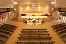 Picture of insideTabernacle Baptist Church auditorium in Virginia B