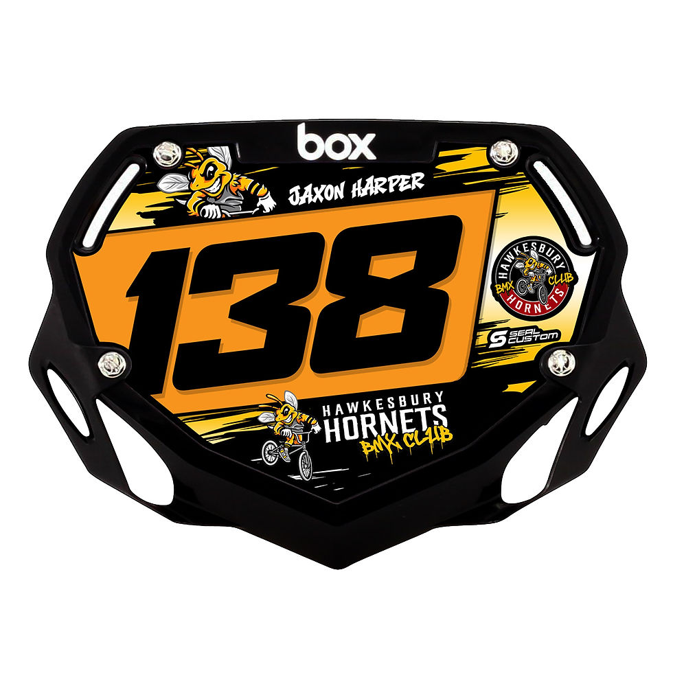 Thumbnail: Hawkesbury Hornets BMX (Plate and Decal) - Box Component