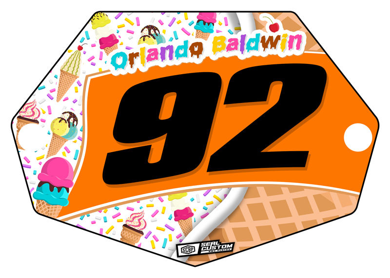 Thumbnail: Ice Creams - Mac Components Plate Decal