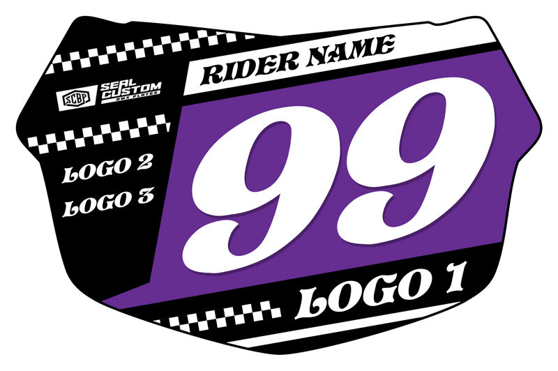 Thumbnail: Racer - Tangent Ventril3D BMX Plate Decal