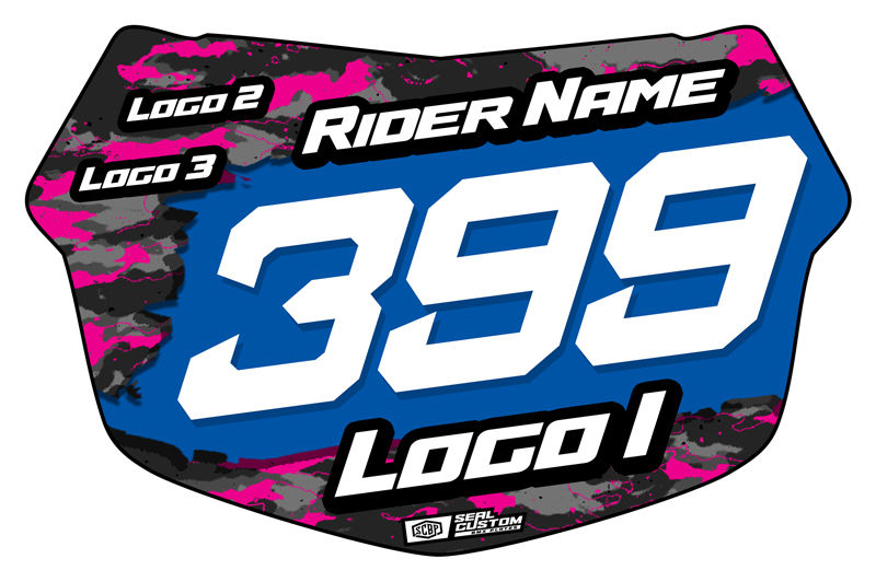 Thumbnail: Camo Colour - Tangent Ventril3D BMX Plate Decal