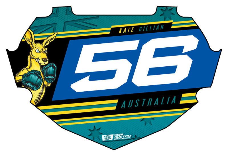 Thumbnail: Boxing Kangaroo - Box Components Plate Decal