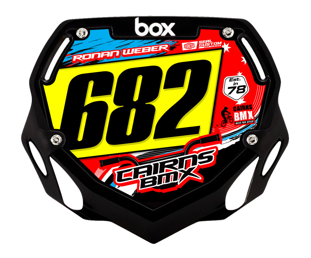 Cairns BMX Club (Plate and Decal) - Box Components