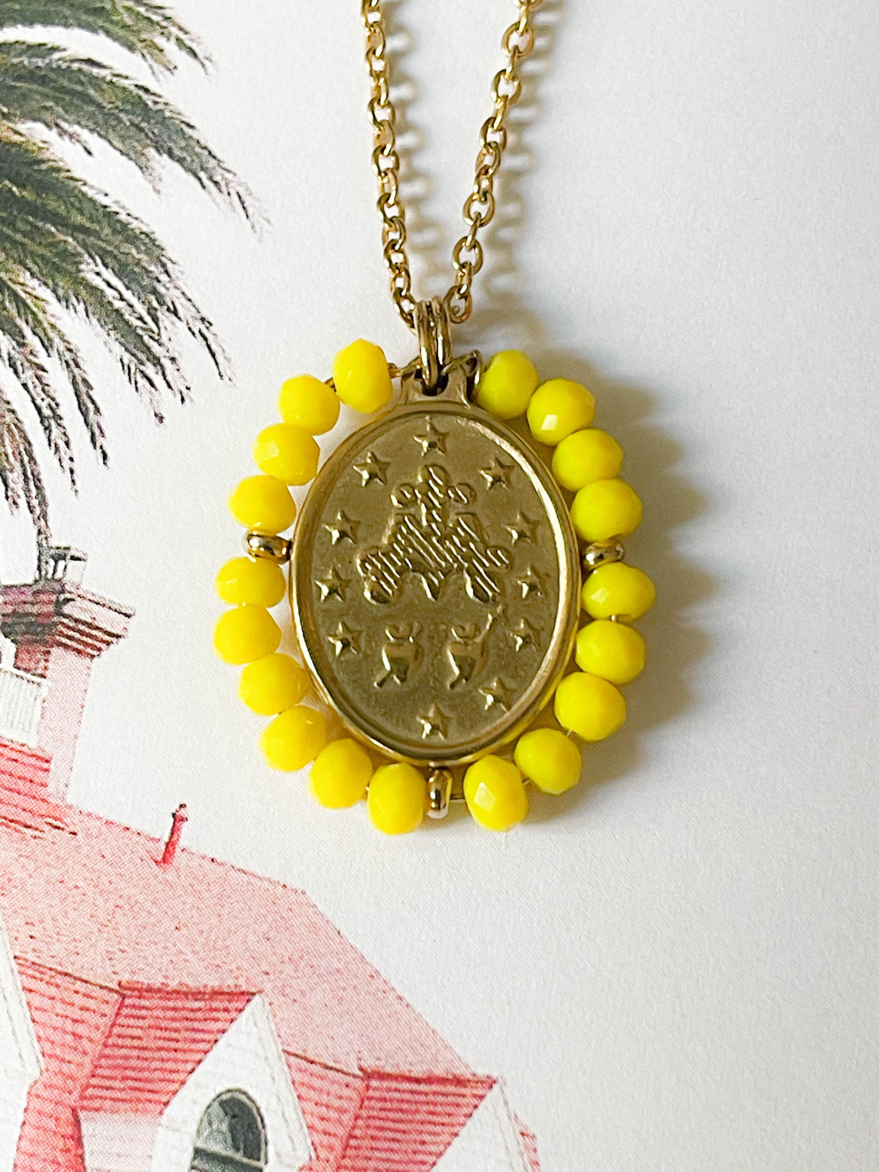 Bijoux Palas Santa Maria jaune