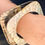Miniature : 2 bracelets vintage carrés  - nacre