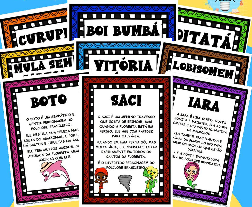 PERSONAGENS DO FOLCLORE.