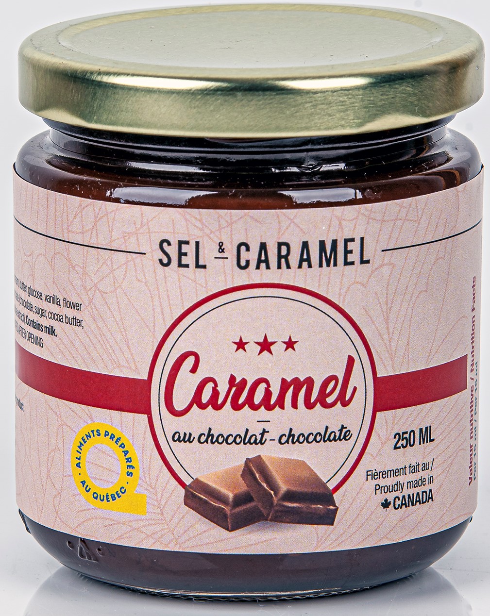 Caramel au chocolat noir 250 ml