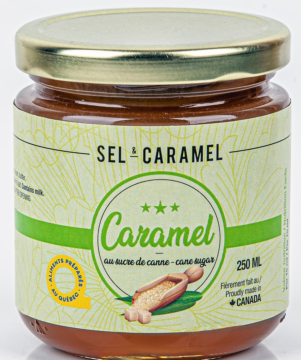 Caramel au sucre de canne 250 ml
