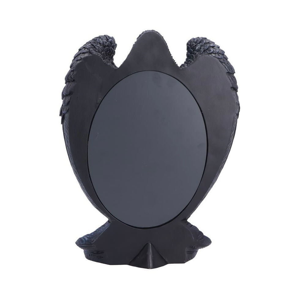 Thumbnail: Nevermore Reflection Raven Standing/Wall Hanging Mirror 30.2cm