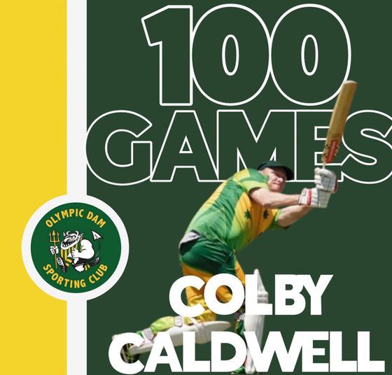 Colby Caldwell - 100 ODSC Cricket Games