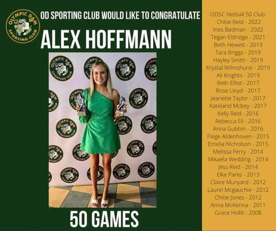 Alex Hoffman 50 Games