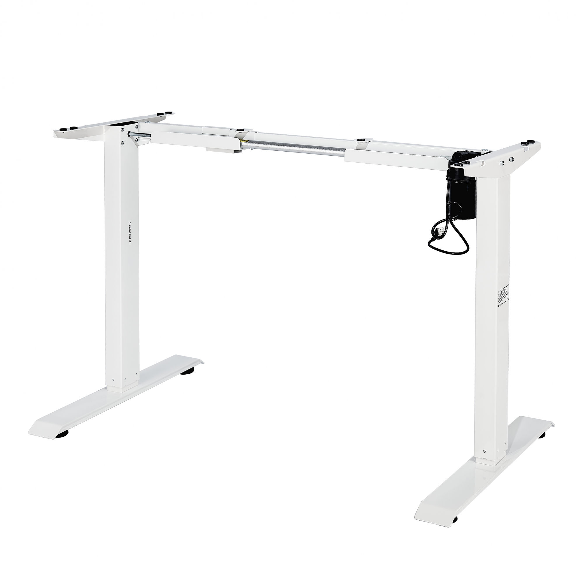 Bureau Assis Debout- Cadre de Bureau Ergonomique à Hauteur réglable- Sans platea